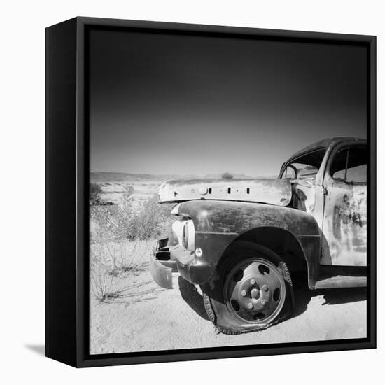 Namibia Rotten Car-Nina Papiorek-Framed Premier Image Canvas