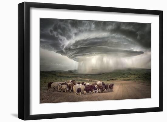 Namibiarain-Marcel Egger-Framed Giclee Print