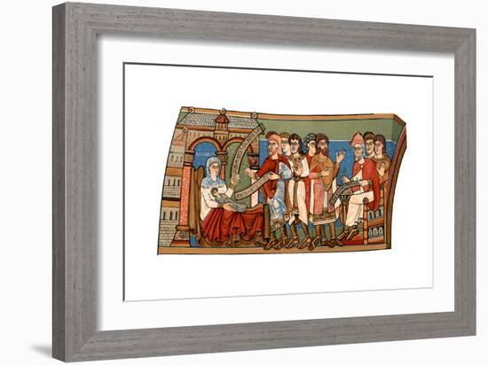 Naming of St John the Baptist, 12th Century-null-Framed Giclee Print