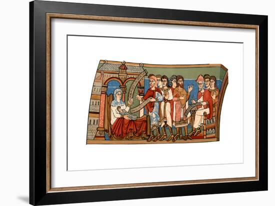 Naming of St John the Baptist, 12th Century-null-Framed Giclee Print