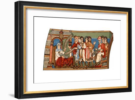 Naming of St John the Baptist, 12th Century-null-Framed Giclee Print