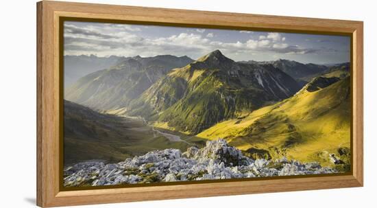 Namloser Wetterspitze, Steinjšchl, Lechtal Alps, Tyrol, Austria-Rainer Mirau-Framed Premier Image Canvas