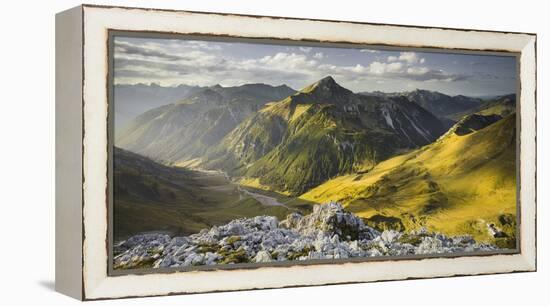Namloser Wetterspitze, Steinjšchl, Lechtal Alps, Tyrol, Austria-Rainer Mirau-Framed Premier Image Canvas