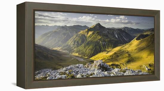 Namloser Wetterspitze, Steinjšchl, Lechtal Alps, Tyrol, Austria-Rainer Mirau-Framed Premier Image Canvas