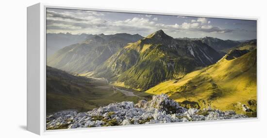 Namloser Wetterspitze, Steinjšchl, Lechtal Alps, Tyrol, Austria-Rainer Mirau-Framed Premier Image Canvas