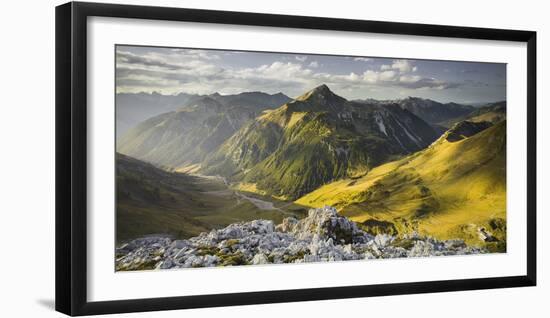 Namloser Wetterspitze, Steinjšchl, Lechtal Alps, Tyrol, Austria-Rainer Mirau-Framed Photographic Print