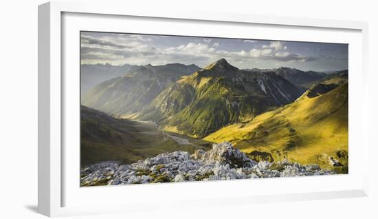 Namloser Wetterspitze, Steinjšchl, Lechtal Alps, Tyrol, Austria-Rainer Mirau-Framed Photographic Print