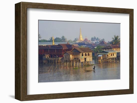 Nampan Village, Inle Lake, Shan State, Myanmar (Burma), Asia-Tuul-Framed Photographic Print