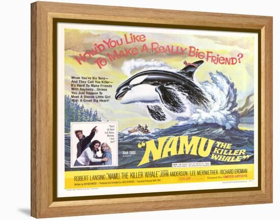 Namu, The Killer Whale, 1966-null-Framed Stretched Canvas