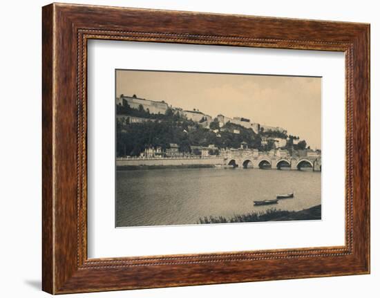 'Namur Citadelle et Pont de Jambes', c1900-Unknown-Framed Photographic Print