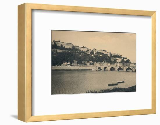 'Namur Citadelle et Pont de Jambes', c1900-Unknown-Framed Photographic Print
