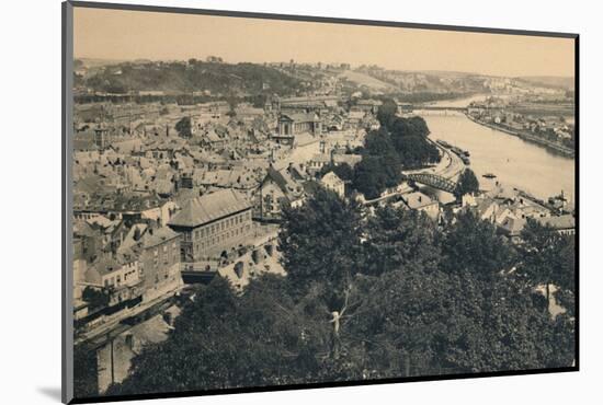 'Namur. Vue de la Ville et Confluent de Sambre et Meuse', c1900-Unknown-Mounted Photographic Print