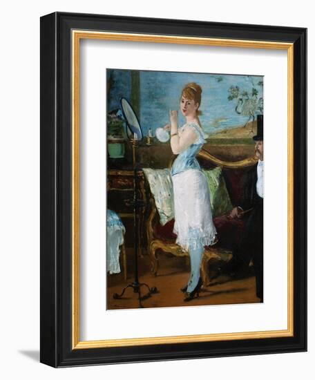 Nana, 1877-Edouard Manet-Framed Giclee Print