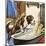 Nana Baths Michael, Illustration from 'Peter Pan' by J.M. Barrie-Nadir Quinto-Mounted Giclee Print