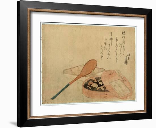 Nanairo Zazenmame-Katsushika Hokusai-Framed Giclee Print