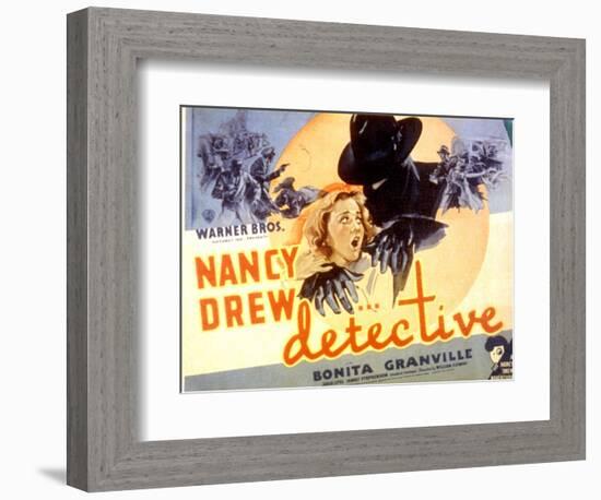 Nancy Drew - Detective, Bonita Granville, 1938-null-Framed Art Print