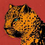 Mara Leopard, 2021, (Mixed Media)-Nancy Moniz Charalambous-Giclee Print
