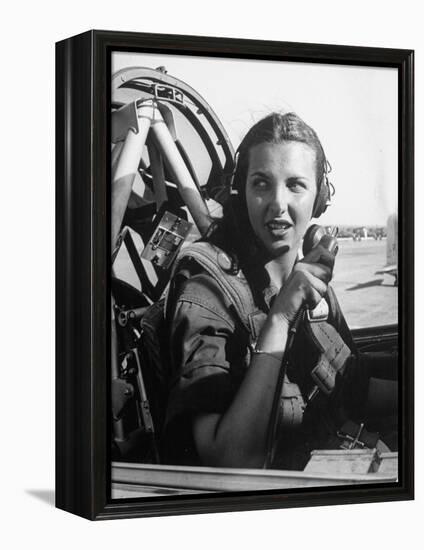 Nancy Nesbit, Pilot Trainee in Women's Flying Training Detachment-Peter Stackpole-Framed Premier Image Canvas