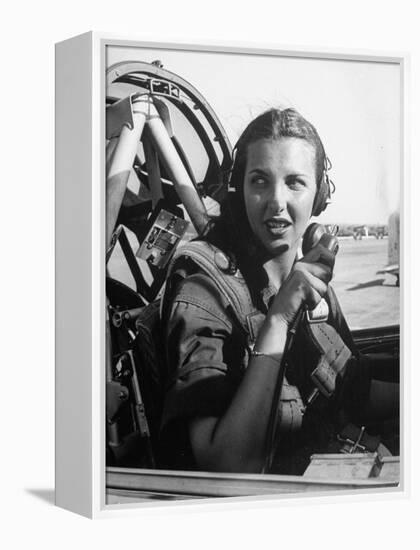 Nancy Nesbit, Pilot Trainee in Women's Flying Training Detachment-Peter Stackpole-Framed Premier Image Canvas