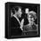 Nancy Reagan Proudly Watches as Her Husband Ronald Reagan Takes the Oath of Office-null-Framed Premier Image Canvas