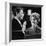 Nancy Reagan Proudly Watches as Her Husband Ronald Reagan Takes the Oath of Office-null-Framed Photographic Print