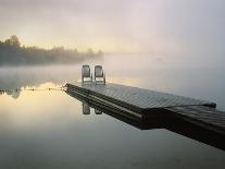 Chairs on Dock, Algonquin Provincial Park, Ontario, Canada-Nancy Rotenberg-Photographic Print