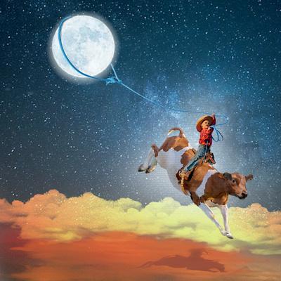 Lasso the Moon Premium Giclee Print - Nancy Tillman | Art.com