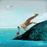 Jumping With Kangaroo-Nancy Tillman-Art Print