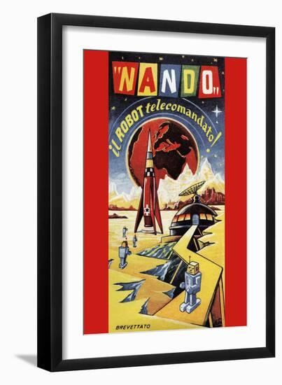 Nando - Il Robot a Telecomando-null-Framed Art Print