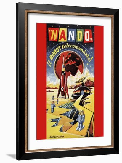 Nando - Il Robot a Telecomando-null-Framed Art Print