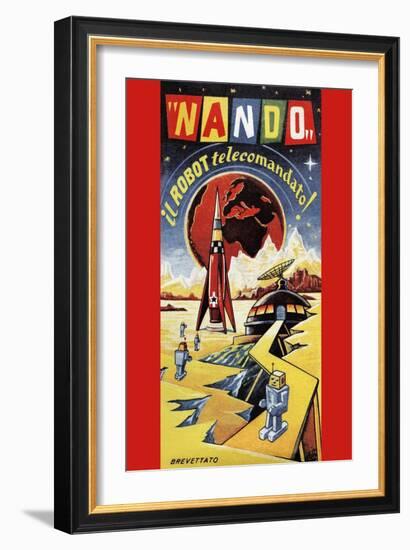 Nando - Il Robot a Telecomando-null-Framed Premium Giclee Print