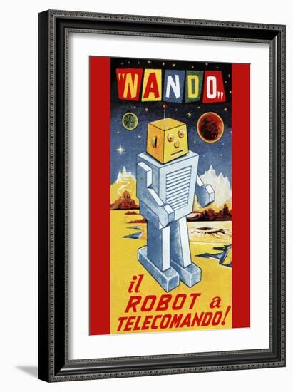 Nando - Il Robot a Telecomando-null-Framed Art Print