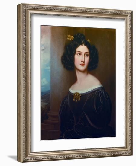 Nanette Kaula.Aus Der Schoenheitengalerie Koenig Ludwigs I. in Schloss Nymphenburg-Joseph Karl Stieler-Framed Giclee Print