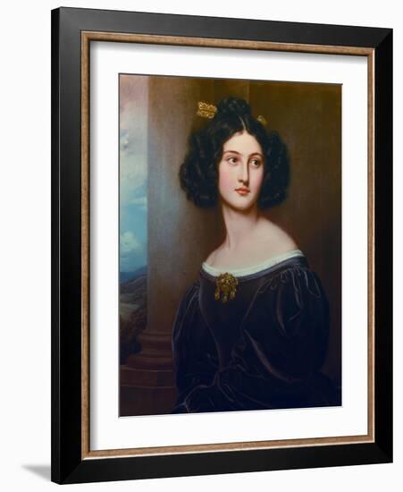 Nanette Kaula.Aus Der Schoenheitengalerie Koenig Ludwigs I. in Schloss Nymphenburg-Joseph Karl Stieler-Framed Giclee Print