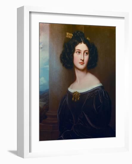 Nanette Kaula.Aus Der Schoenheitengalerie Koenig Ludwigs I. in Schloss Nymphenburg-Joseph Karl Stieler-Framed Giclee Print