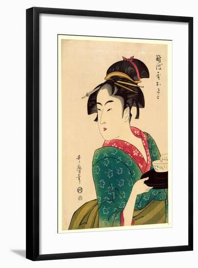 Naniwaya Okita-Kitagawa Utamaro-Framed Giclee Print