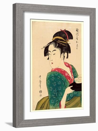 Naniwaya Okita-Kitagawa Utamaro-Framed Giclee Print