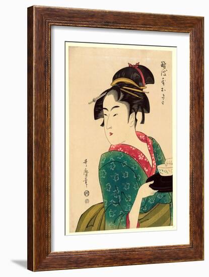 Naniwaya Okita-Kitagawa Utamaro-Framed Giclee Print