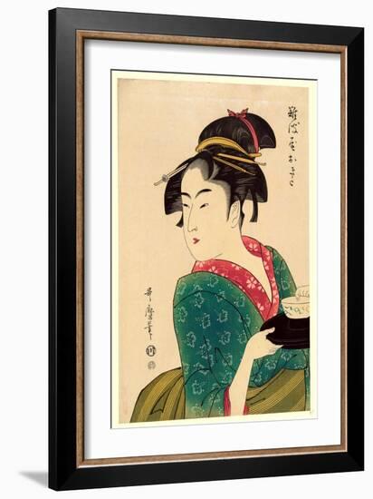 Naniwaya Okita-Kitagawa Utamaro-Framed Giclee Print