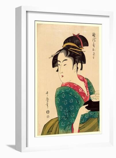 Naniwaya Okita-Kitagawa Utamaro-Framed Giclee Print