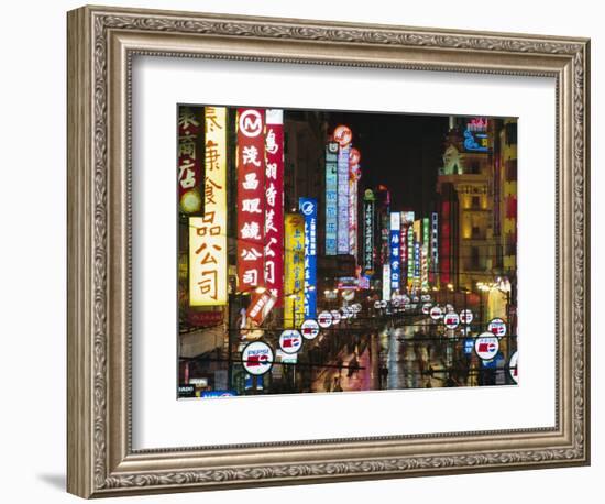 Nanjing Road, Shanghai, China-Charles Bowman-Framed Photographic Print