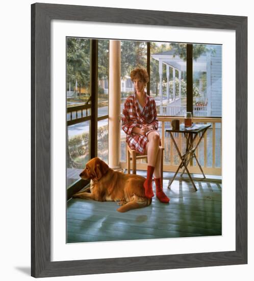 Nanny And Rose-Scott Prior-Framed Art Print