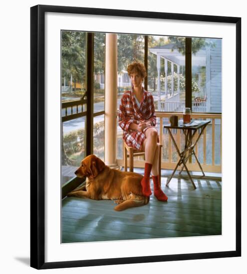 Nanny And Rose-Scott Prior-Framed Art Print