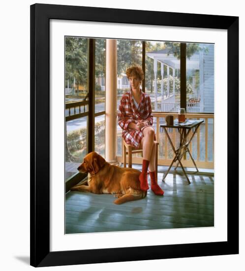 Nanny And Rose-Scott Prior-Framed Art Print