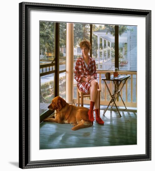 Nanny And Rose-Scott Prior-Framed Art Print