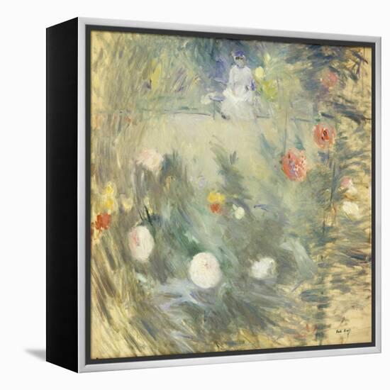 Nanny at the End of the Garden; Nourrice Au Fond D'Un Jardin, 1880-Berthe Morisot-Framed Premier Image Canvas