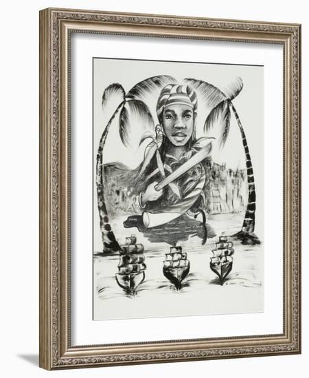 Nanny of the Maroons-Ikahl Beckford-Framed Giclee Print