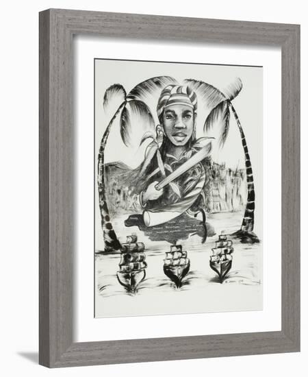 Nanny of the Maroons-Ikahl Beckford-Framed Giclee Print