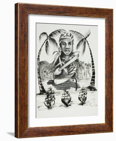 Nanny of the Maroons-Ikahl Beckford-Framed Giclee Print