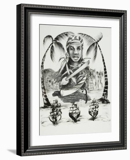 Nanny of the Maroons-Ikahl Beckford-Framed Giclee Print